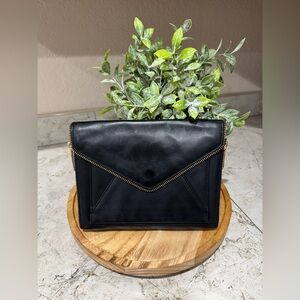 Rebecca Minkoff Black Envelope Clutch